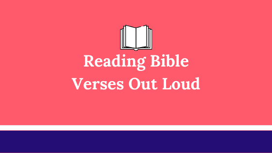 Did You Know What Happens When We Read The Bible Out Aloud!