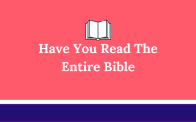 Reading the Entire Scripture is Possible – Let Me Tell You How!