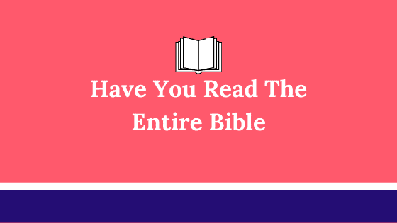 Reading the Entire Scripture is Possible – Let Me Tell You How!