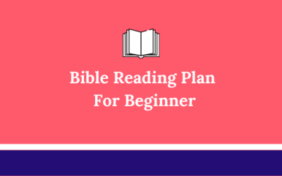 A Beginners’ Bible Reading Schedule