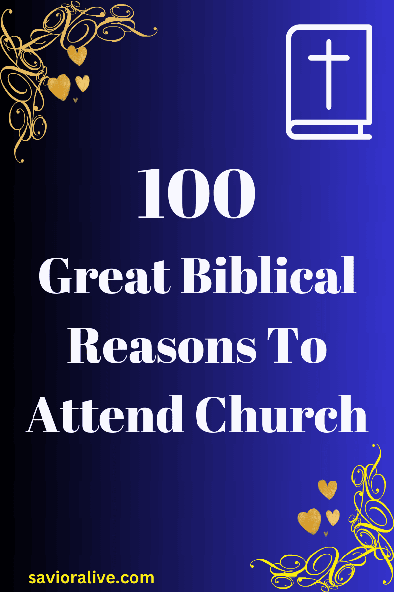 Biblical reasons to attend church