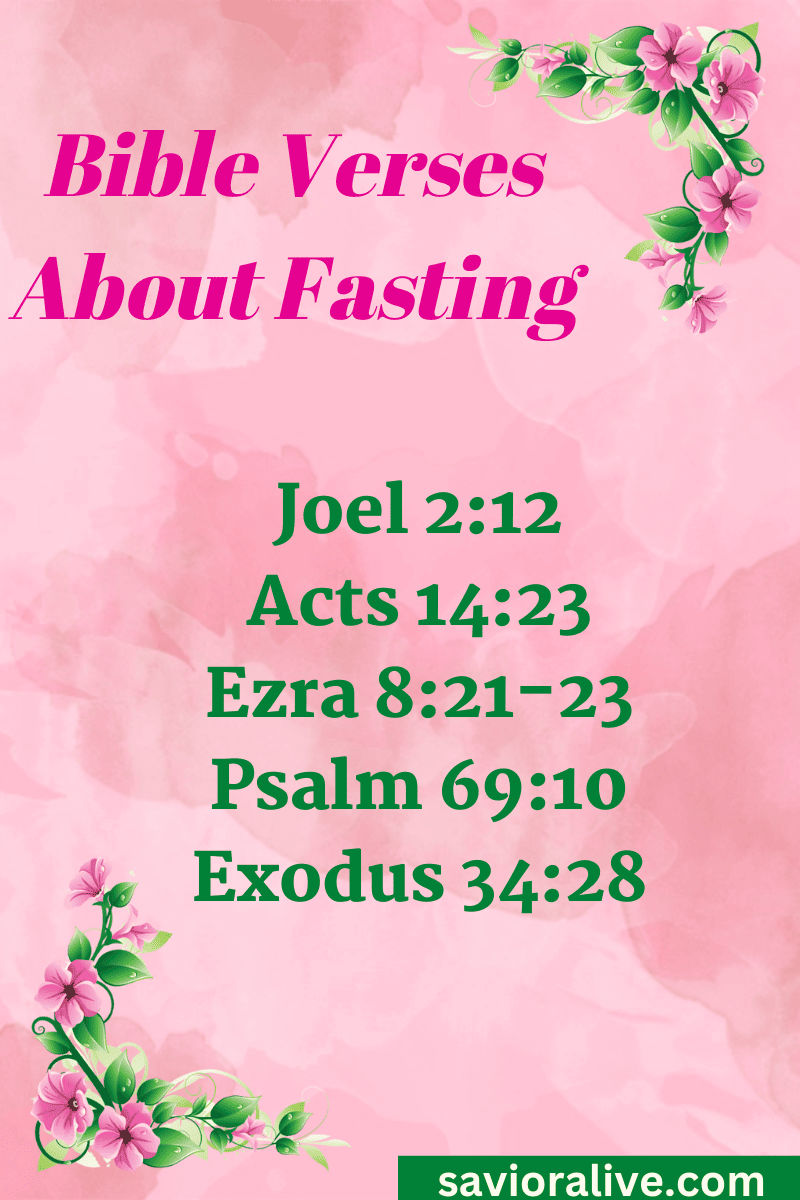 Biblical reasons to fast 